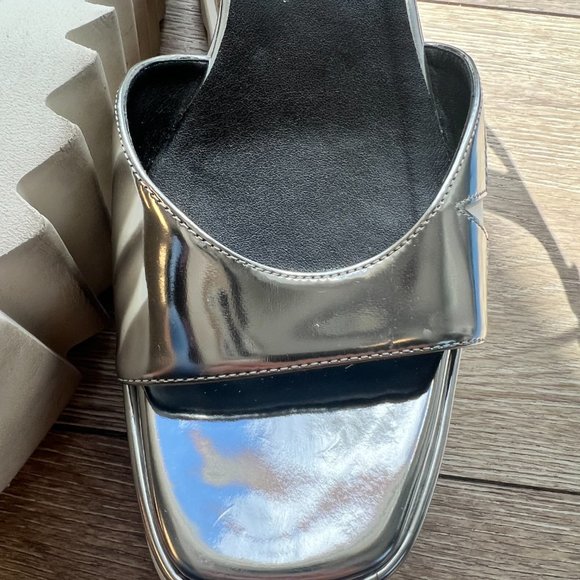 Stella McCartney Elyse star wood platform sandals size 40 - Picture 2 of 5